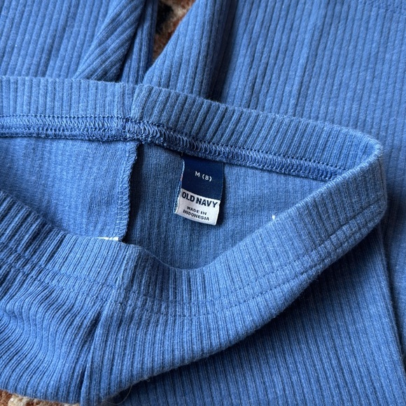 Old Navy • Girls Ribbed Biker Shorts • Blue - Picture 3 of 3